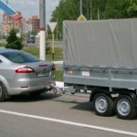 Правила езды с прицепом на легковом автомобиле по новым правилам