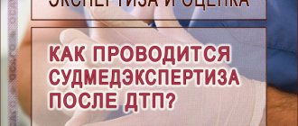 Forensic medical examination after an accident