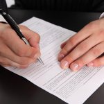 Filling out an application