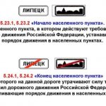 зона действия знака